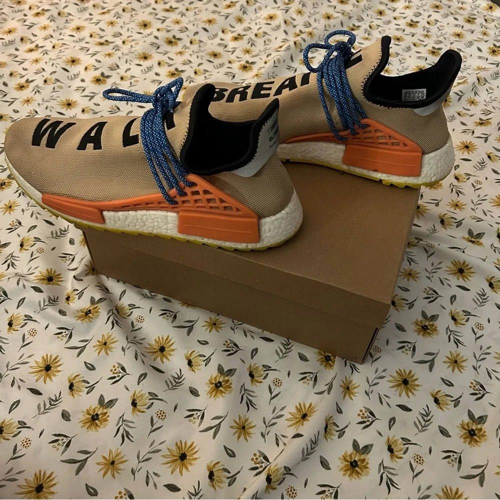 Adidas NMD Trail x Pharrell Human Race 2017 Hiking Shoes Breath Walk Size 11 - Picture 4 of 10